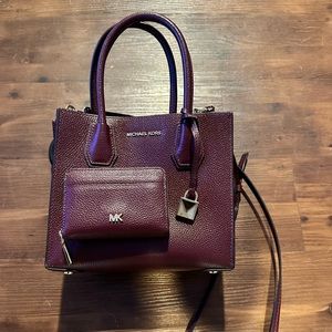Michael Kors bag with matching wallet